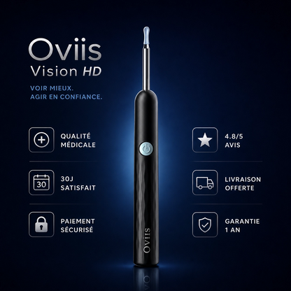 Oviis Vision HD — Otoscope Caméra WiFi HD