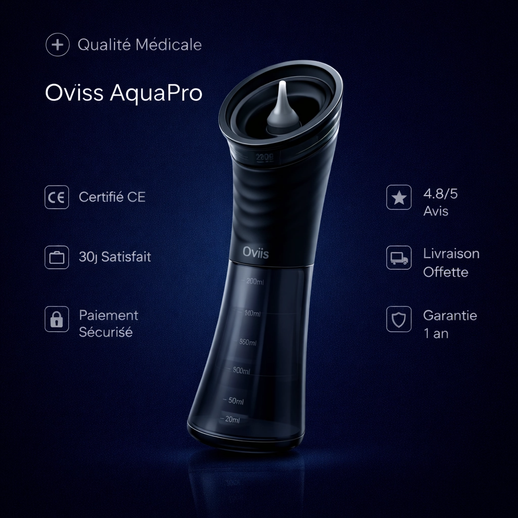 Oviis AquaPro — Nettoyeur Auriculaire Électrique